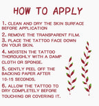 TempooCos Nezuko Kamado Temporary Tattoos Sets
