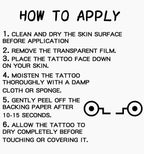TempooCos Toge Inumaki face Temporary Tattoos Sets-2 PCS