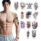 TempooCos Hand & Leg Temporary Tattoo Set - 12PCS