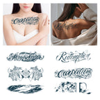 TempooCos Arms & Chest & Shoulders Temporary Tattoos Sets-6PCS