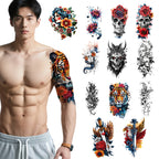 TempooCos Hand & Leg Temporary Tattoo Set - 12PCS