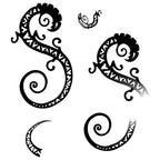 TempooCos Mortal Kombat hits lizard Temporary Tattoos -arms and face