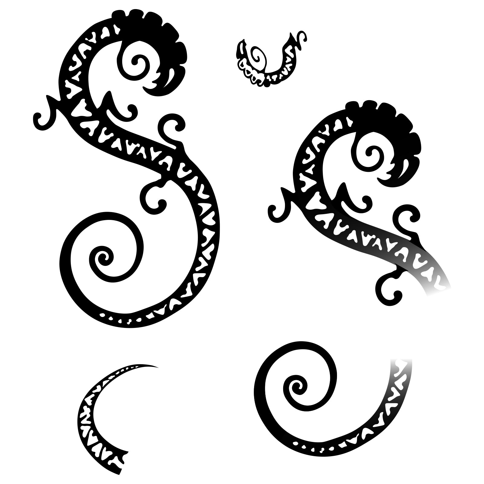 TempooCos Mortal Kombat hits lizard Temporary Tattoos -arms and face