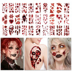 TempooCos Halloween Scar Temporary Tattoo Patch-30PCS