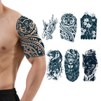 TempooCos Arms & Chest Temporary Tattoos Sets-6PCS