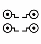 TempooCos Toge Inumaki face Temporary Tattoos Sets-2 PCS