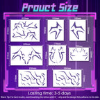 KPop Demon Hunters Rumi Cosplay Temporary Tattoos-whole body