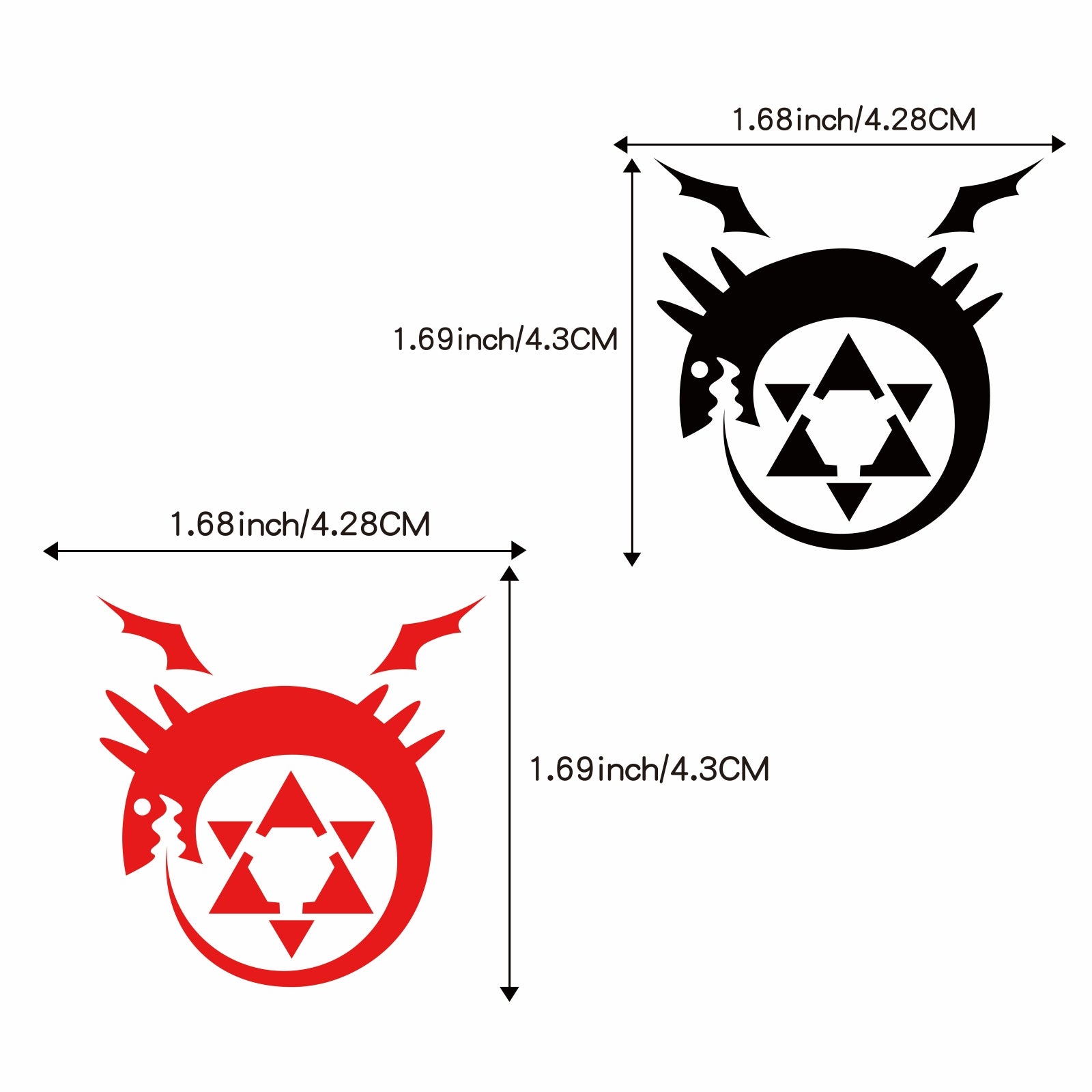 TempooCos FULLMETAL ALCHEMIST Temporary Tattoos Sets-4 PCS