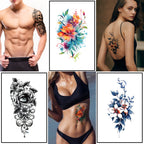 TempooCos Hand & Leg Temporary Tattoo Set - 12PCS