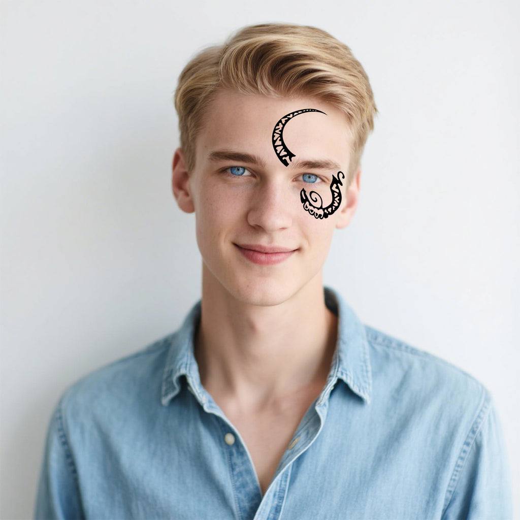 TempooCos Mortal Kombat hits lizard Temporary Tattoos -arms and face