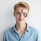 TempooCos Mortal Kombat hits lizard Temporary Tattoos -arms and face