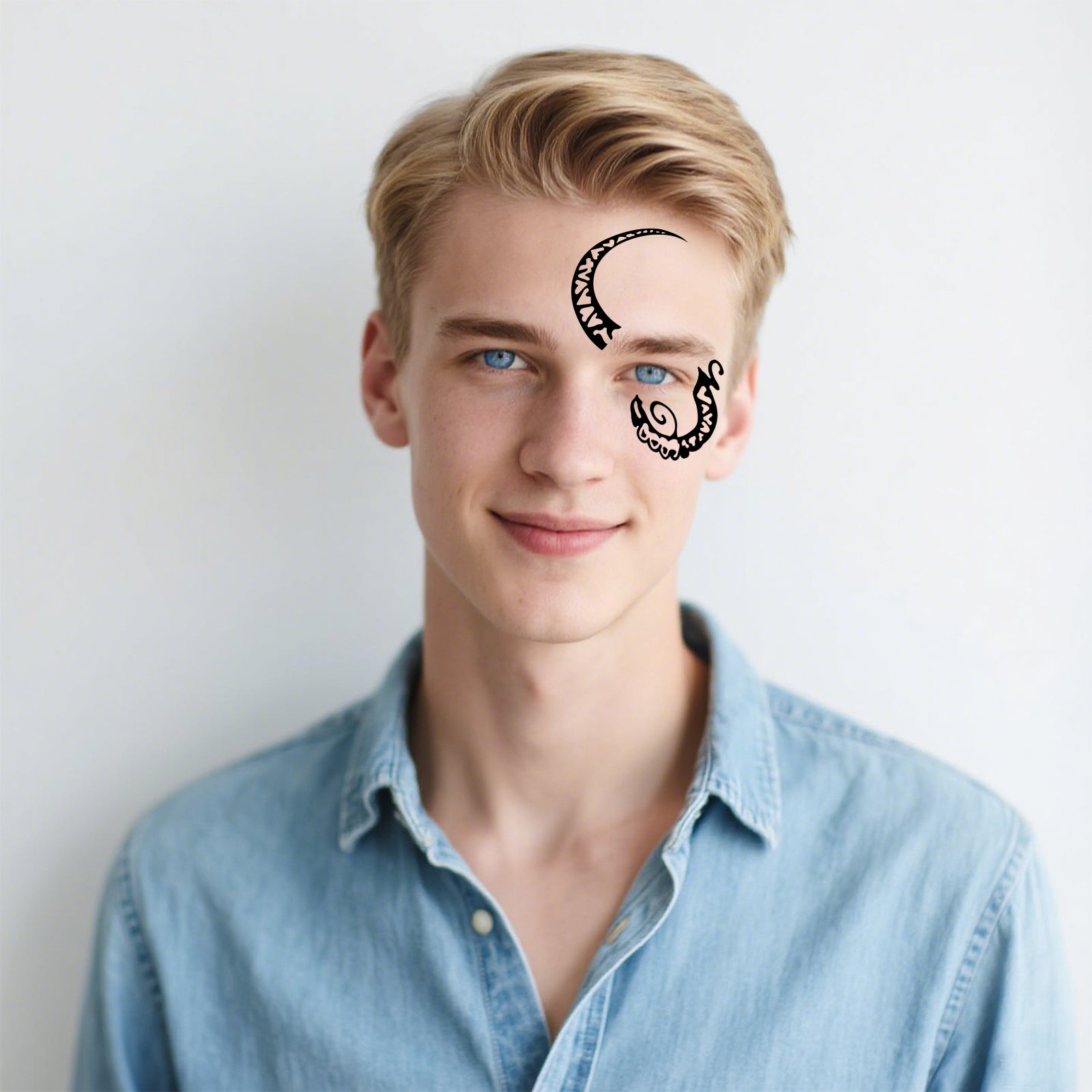 TempooCos Mortal Kombat hits lizard Temporary Tattoos -arms and face