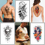 TempooCos Hand & Leg Temporary Tattoo Set - 12PCS