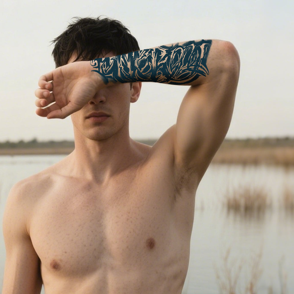 TempooCos Arms & Chest & Shoulders Temporary Tattoos Sets-6PCS