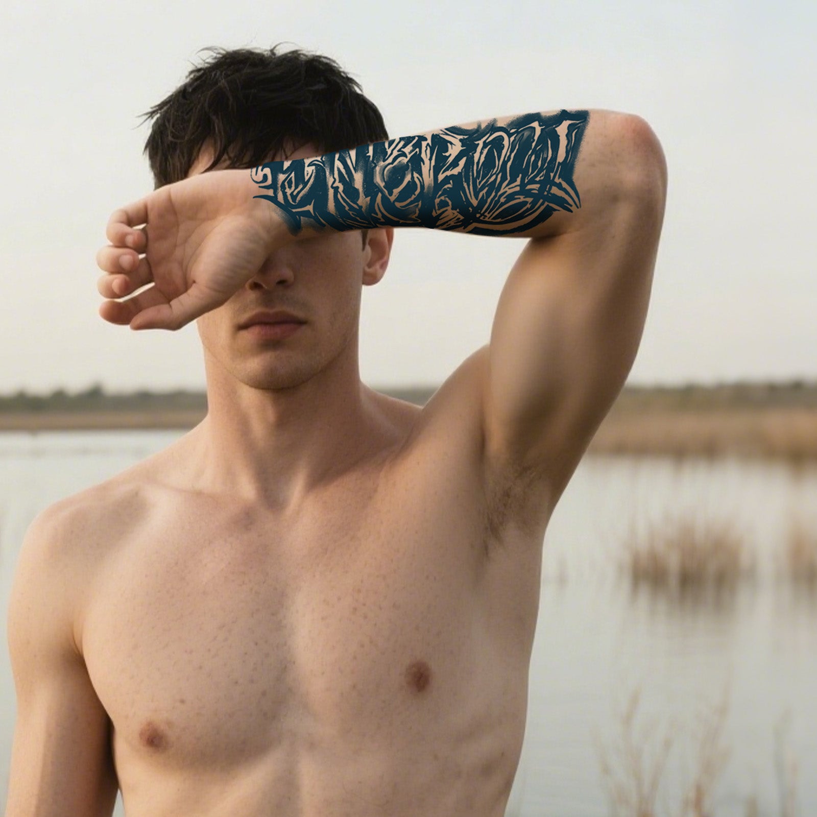 TempooCos Arms & Chest & Shoulders Temporary Tattoos Sets-6PCS