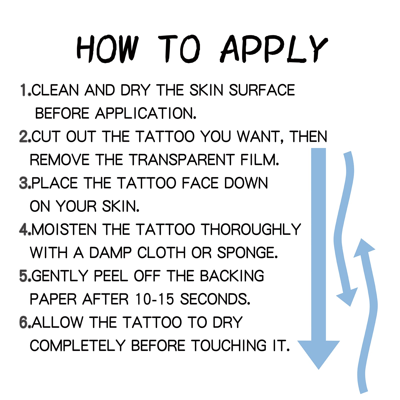 TempooCos Aang Temporary Tattoos Set