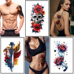 TempooCos Hand & Leg Temporary Tattoo Set - 12PCS