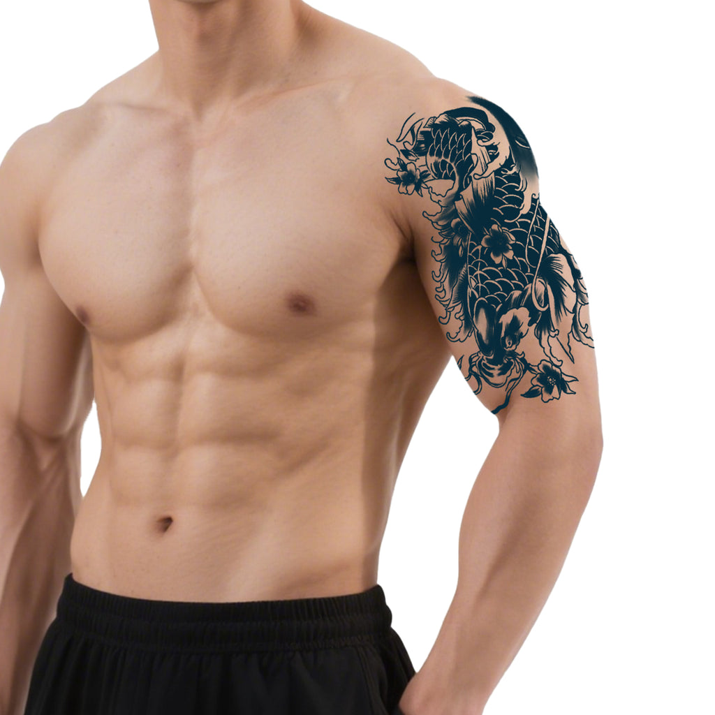 TempooCos Arms & Chest Temporary Tattoos Sets-6PCS