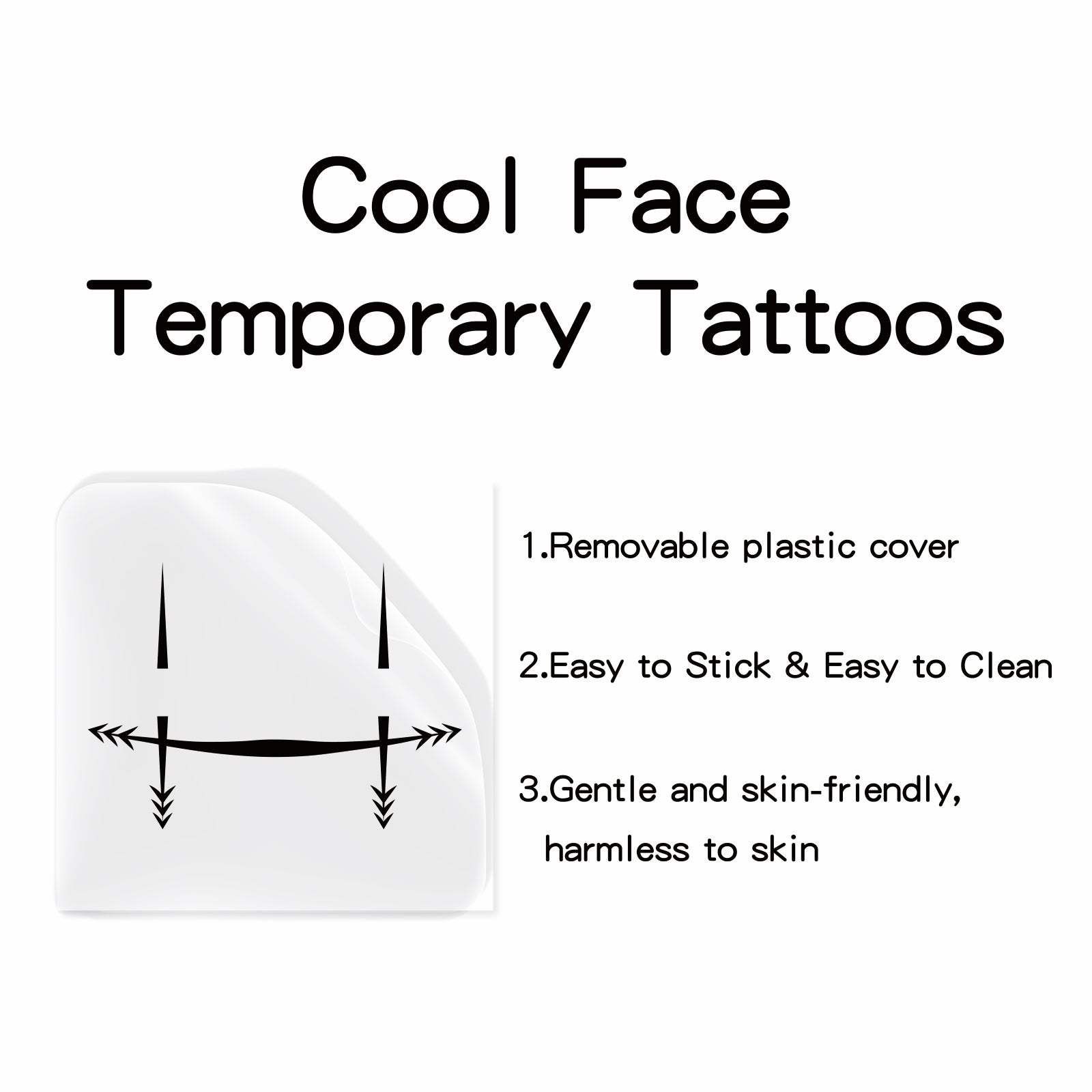 TempooCos Jujutsu Kaisen Temporary Tattoos Sets-6 PCS