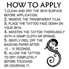 TempooCos Mortal Kombat hits lizard Temporary Tattoos -arms and face