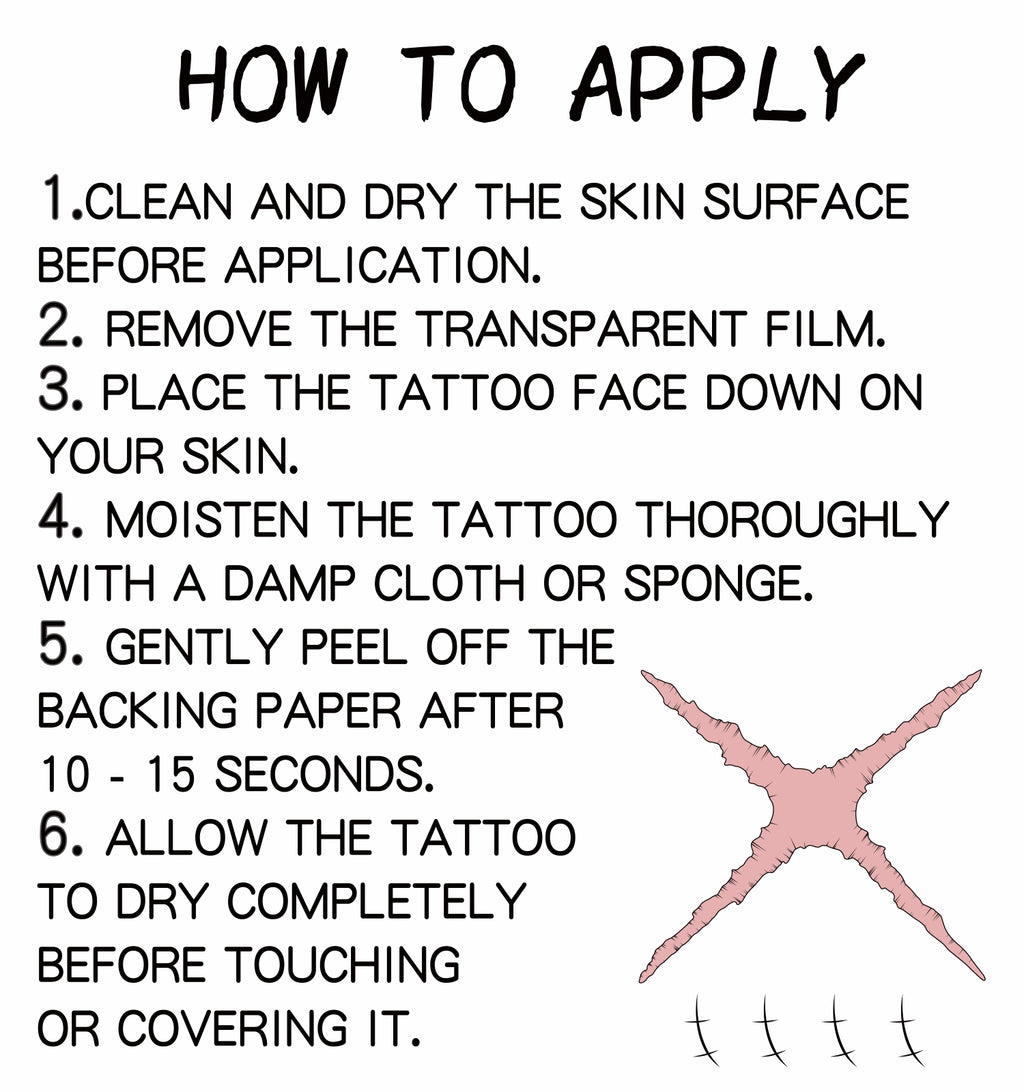TempooCos LUFFY Chest and face Temporary Tattoos Sets