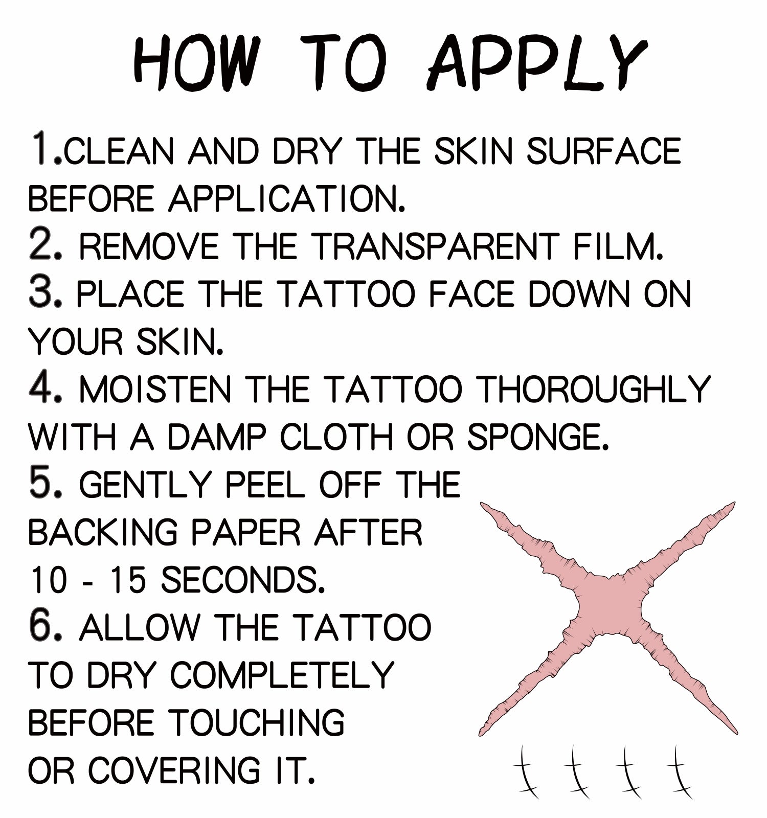 TempooCos LUFFY Chest and face Temporary Tattoos Sets