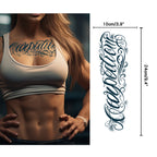 TempooCos Arms & Chest & Shoulders Temporary Tattoos Sets-6PCS