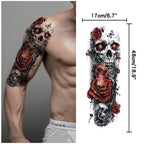 TempooCos Full Arm Temporary Tattoo Set - 12PCS