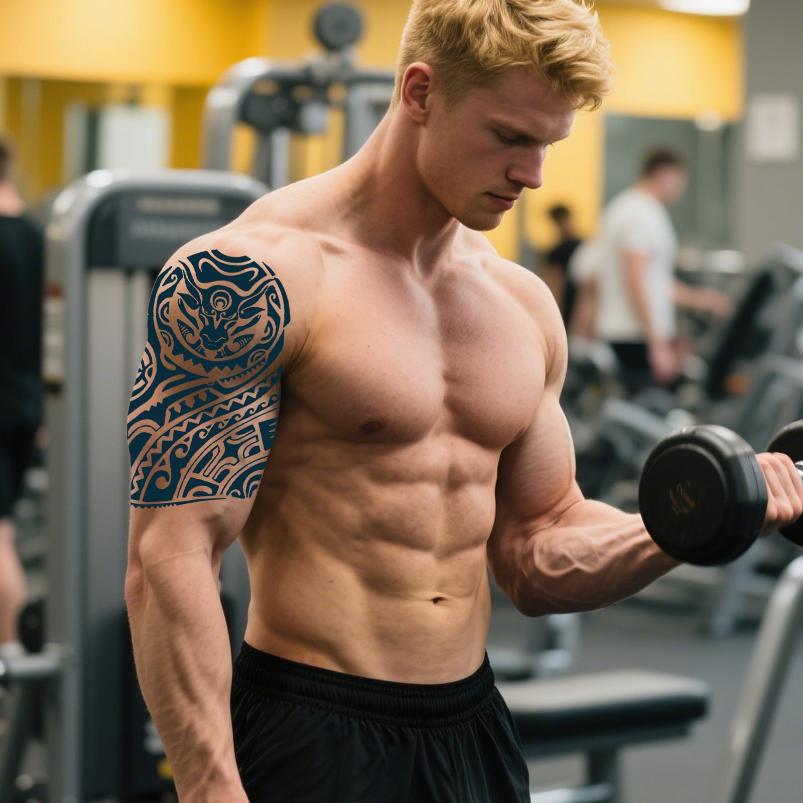 TempooCos Arms & Chest Temporary Tattoos Sets-6PCS