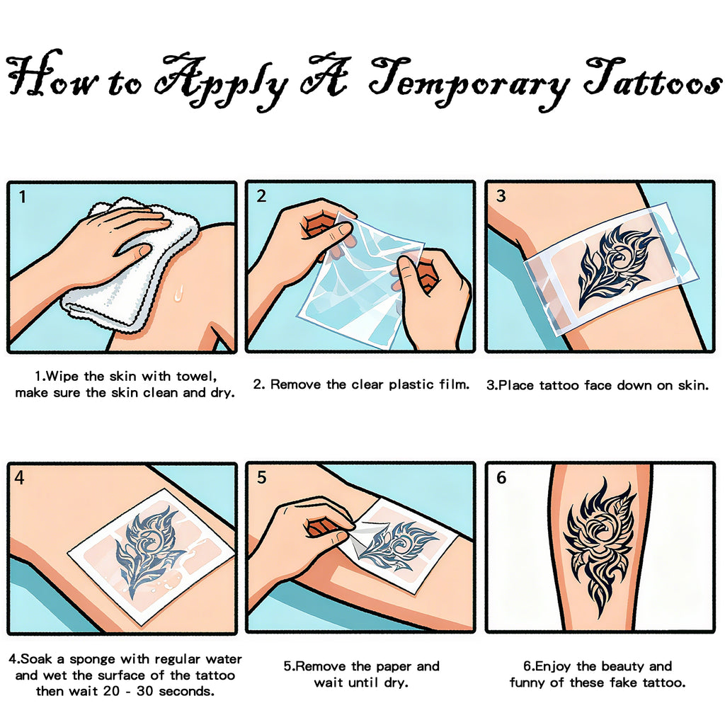 TempooCos Halloween Scar Temporary Tattoo Patch-30PCS