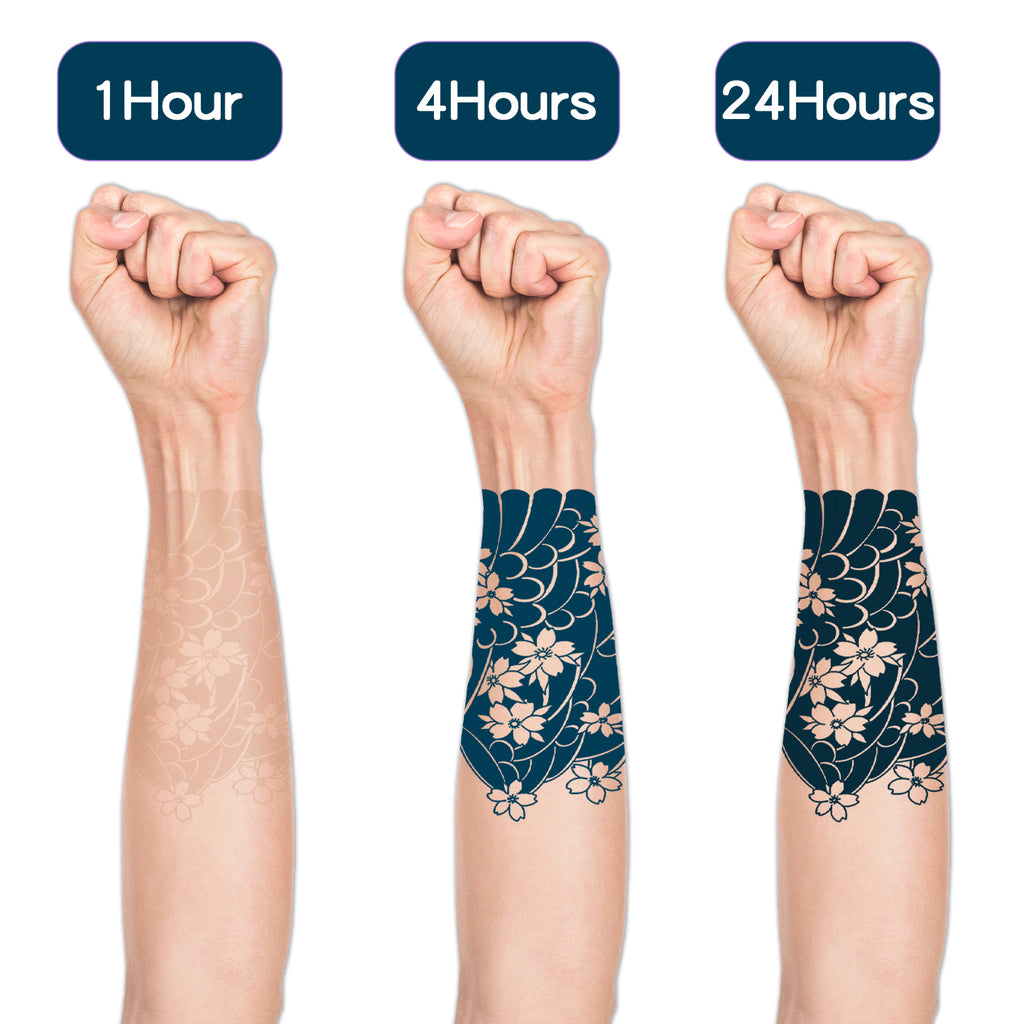 TempooCos Arms & Chest Temporary Tattoos Sets-6PCS